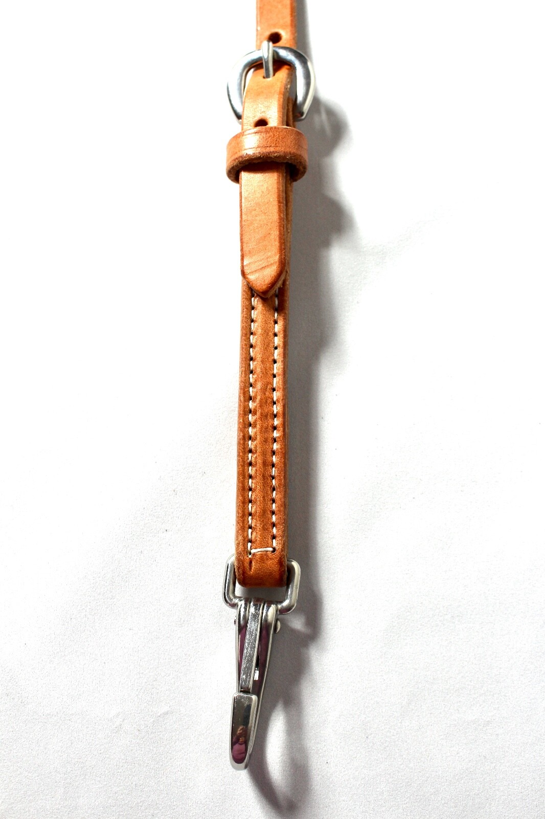 FS Tack Hermann Oak Harness Leather Rolled Sliding One Ear Headstall Snap Ends