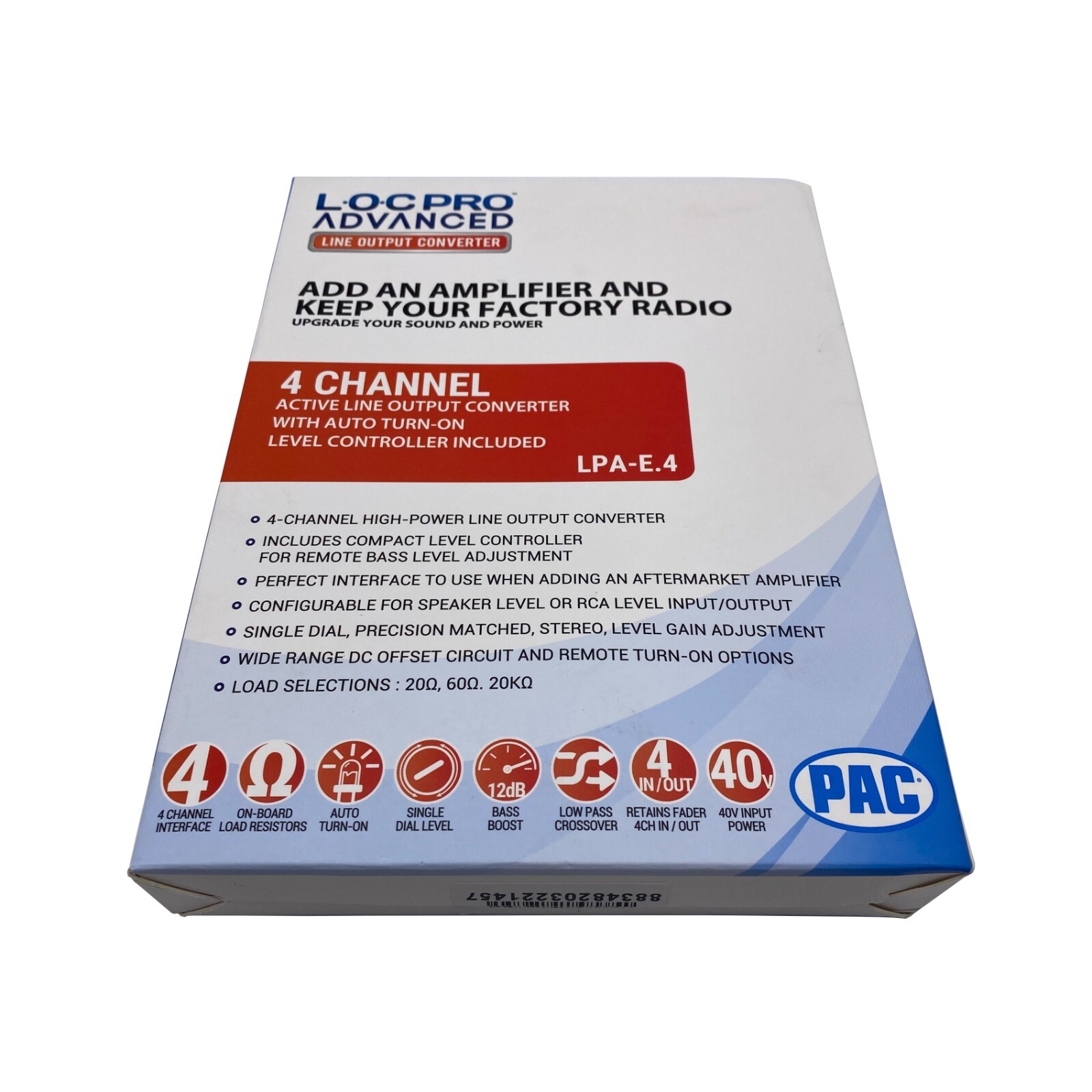 PAC Amplifier Integration Solution for 2019-24 Non-Amplified GM LPHGM71+LPA-E.4