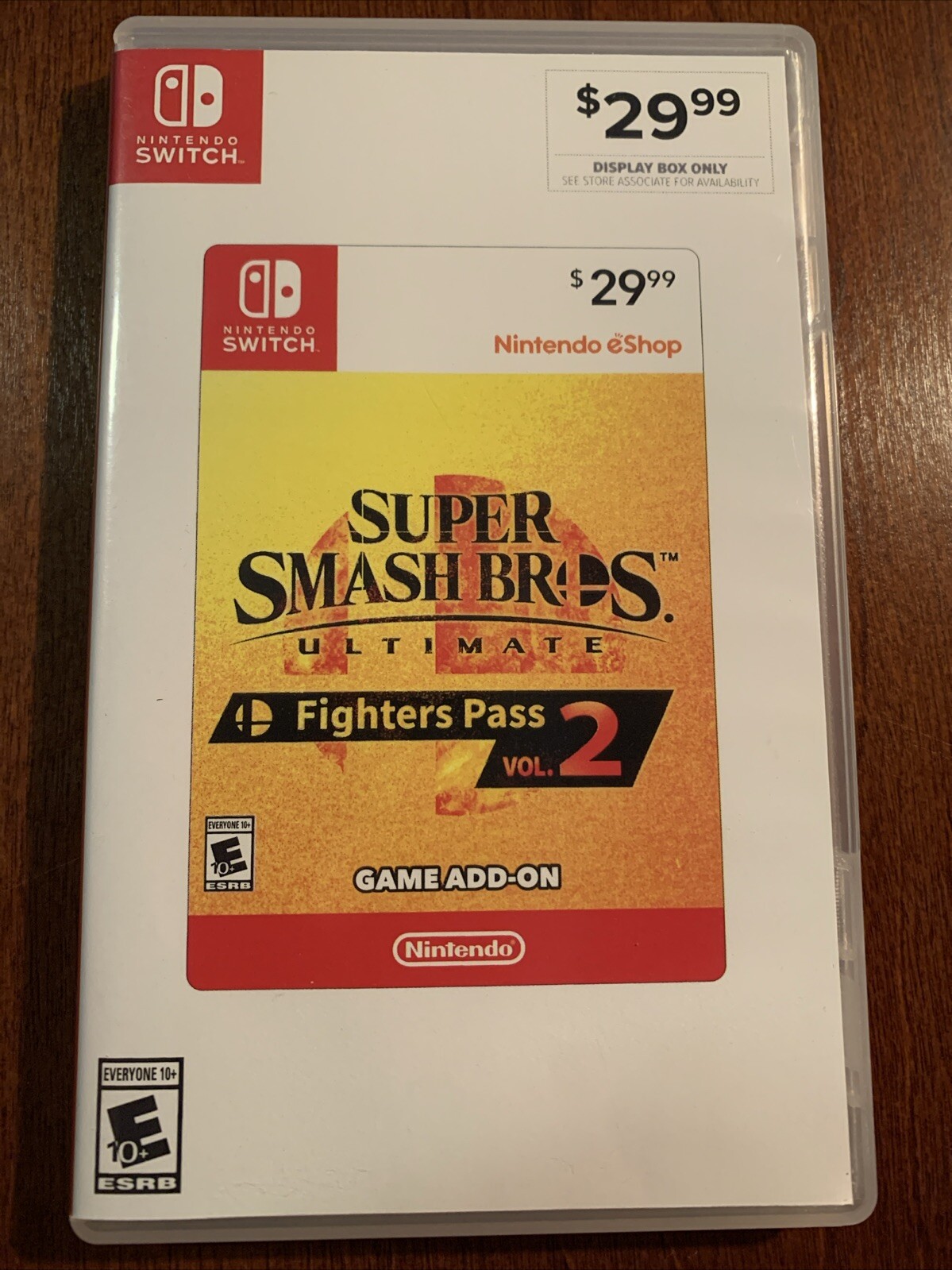 Super Smash Bros. Ultimate (Fighters Pass Vol.2) Nintendo Switch / Case ONLY