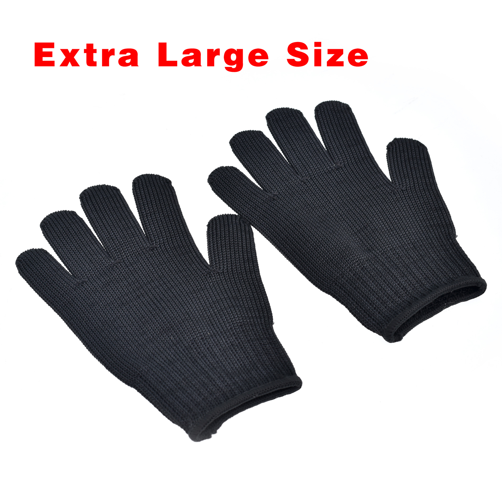1 Pair Safety Cut Proof Stab Resistant Stainless Steel Work Gloves Metal Mesh XL