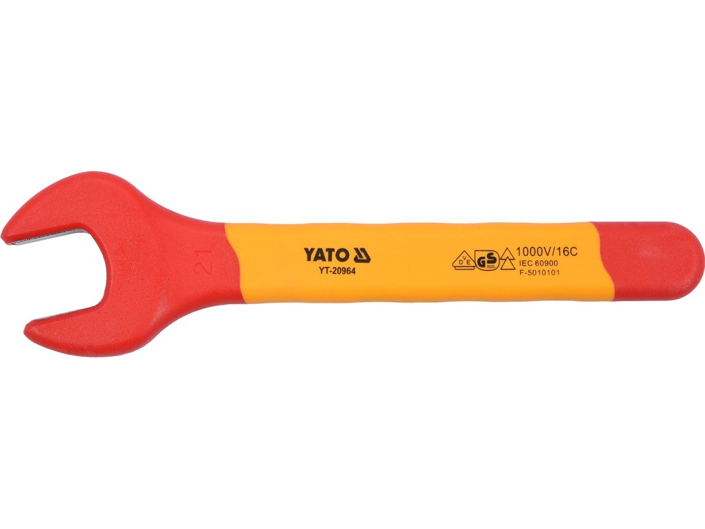 Yato Open End Wrench Fully Insulated 21mm VDE 1000V YT-20964