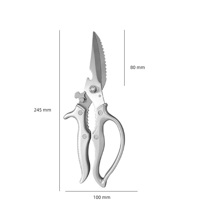Kitchen Scissors Heavy Duty Chicken Bone Cutter Bottle Opener Meat Shears