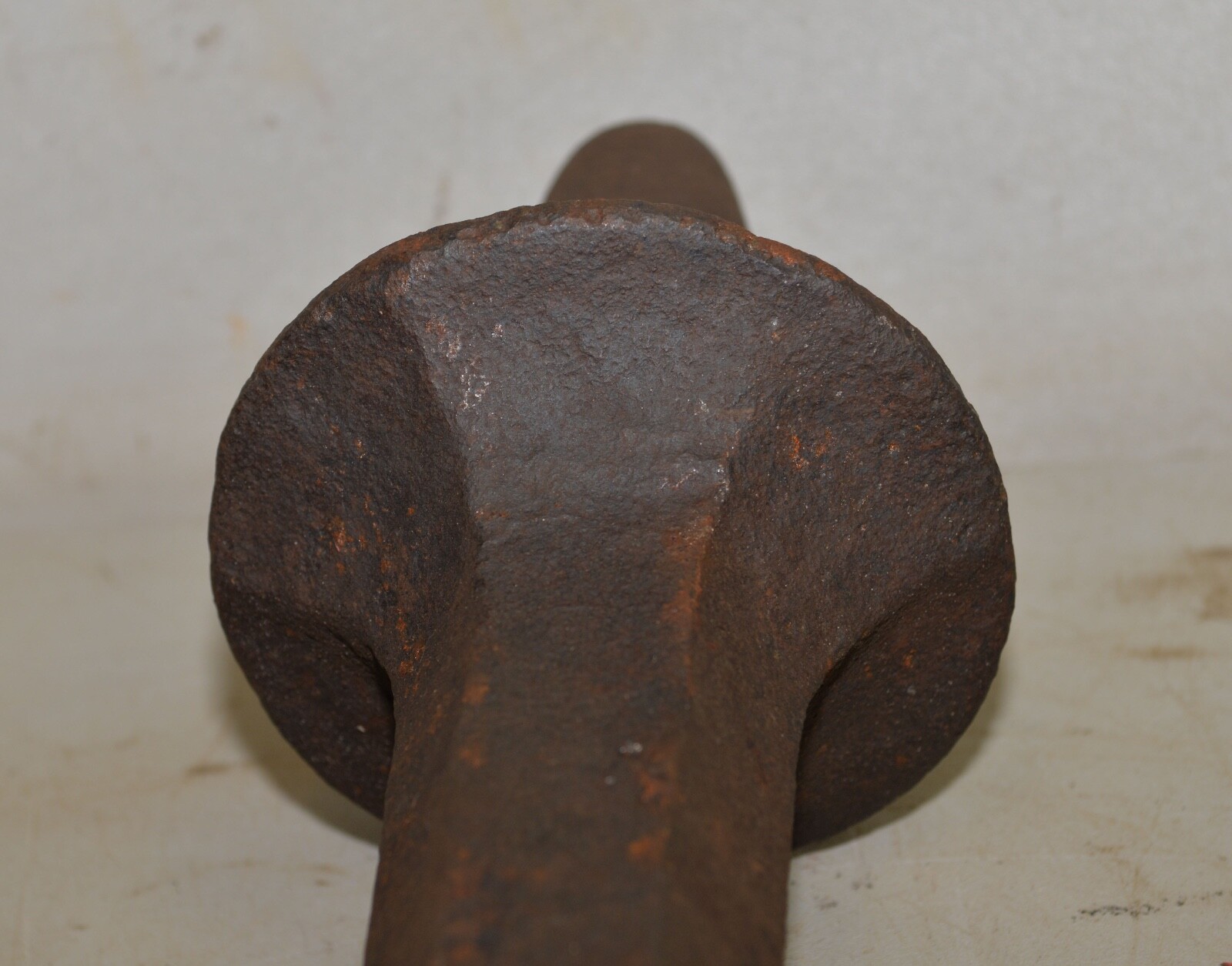 German hand forged 47 lb shield anvil blacksmith primitive stake Bickern tool