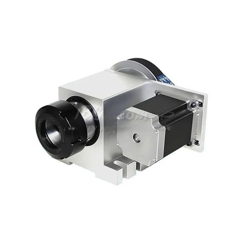 Engraving Machine Fourth Axis  Rotary Axis  CNC Indexing Head - ER40 Collet