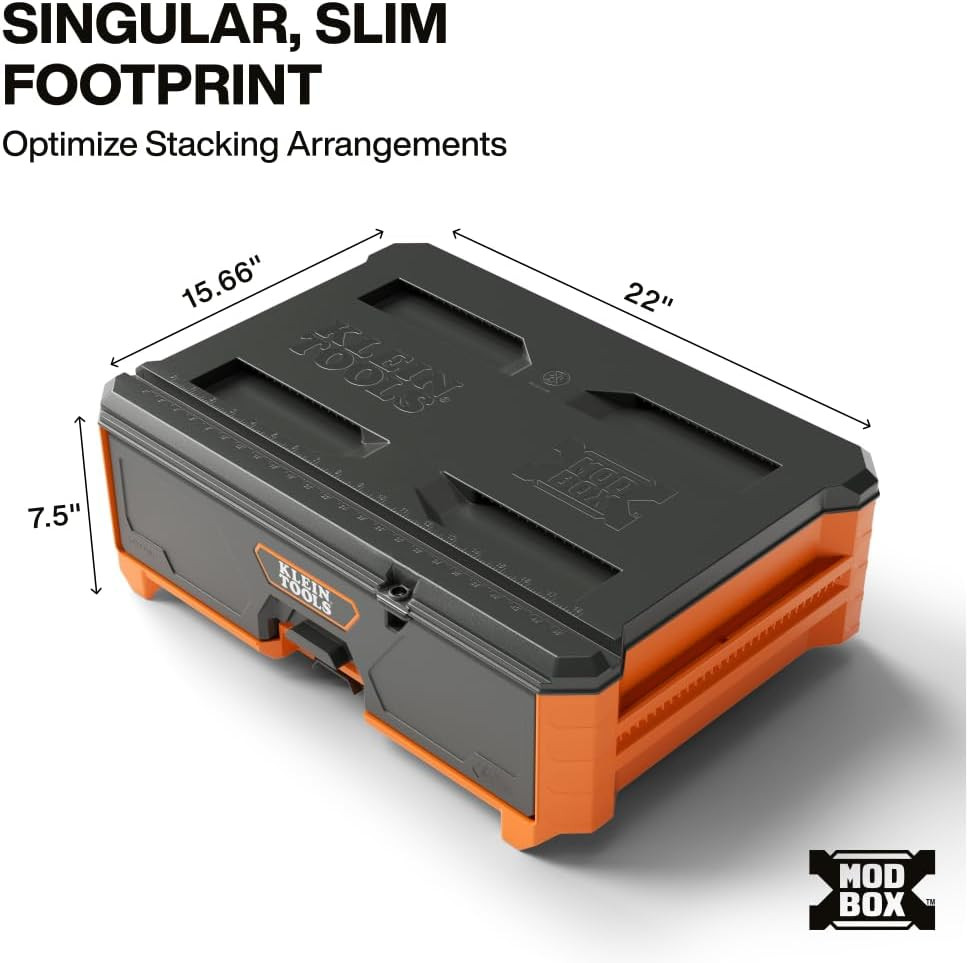 54844MB Modbox Compact Single Drawer Box Full Width, Tool Storage Drawer with Ba