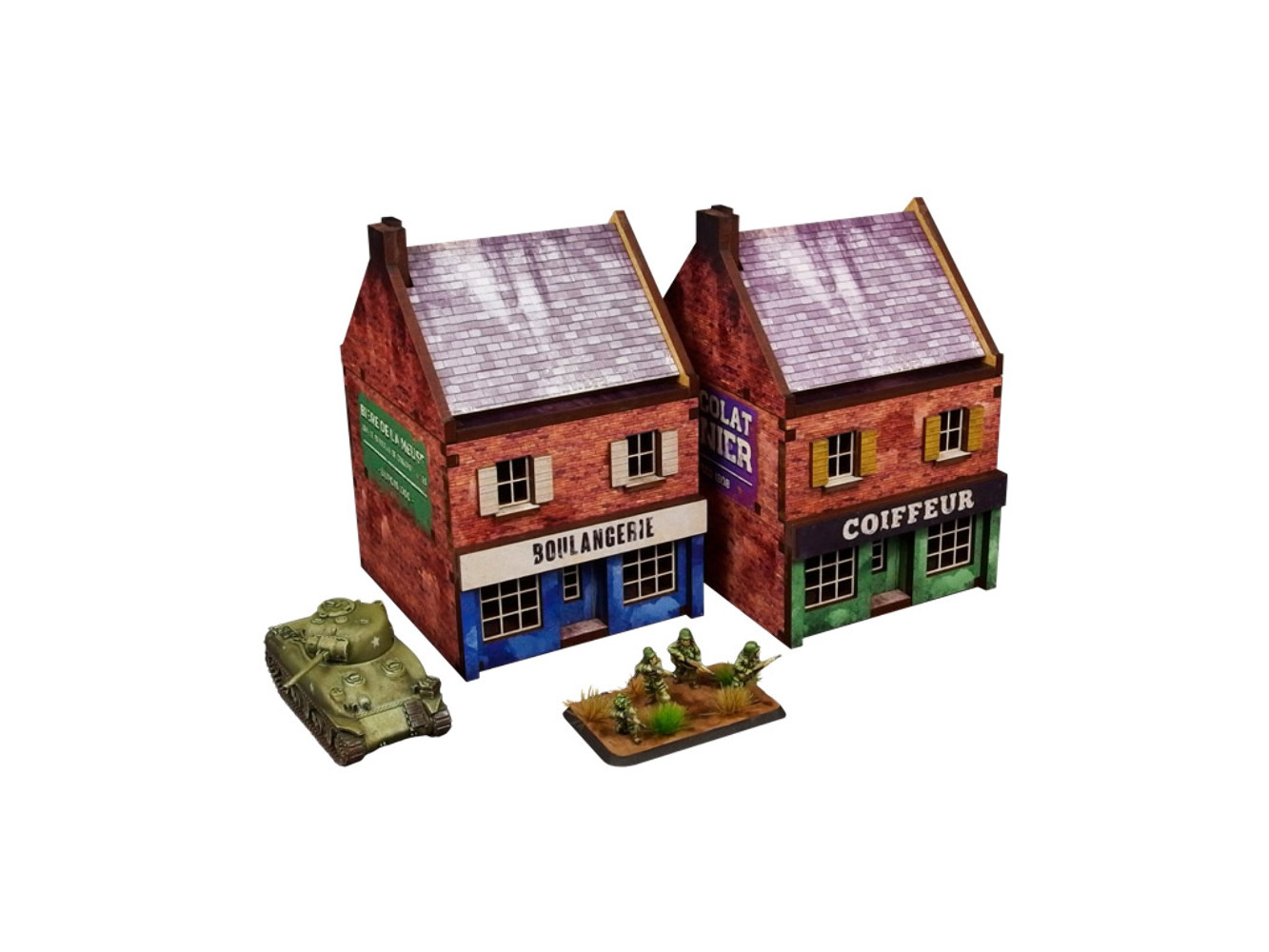 WW2 Normandy Cafe (15mm)