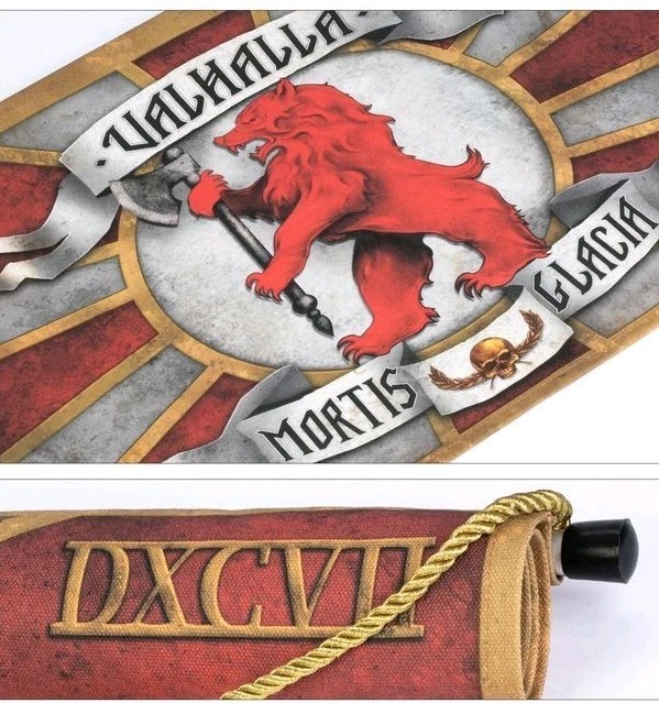Valhallan Regimental Banner BNIB New Games Workshop Warhammer 40k Astra M.