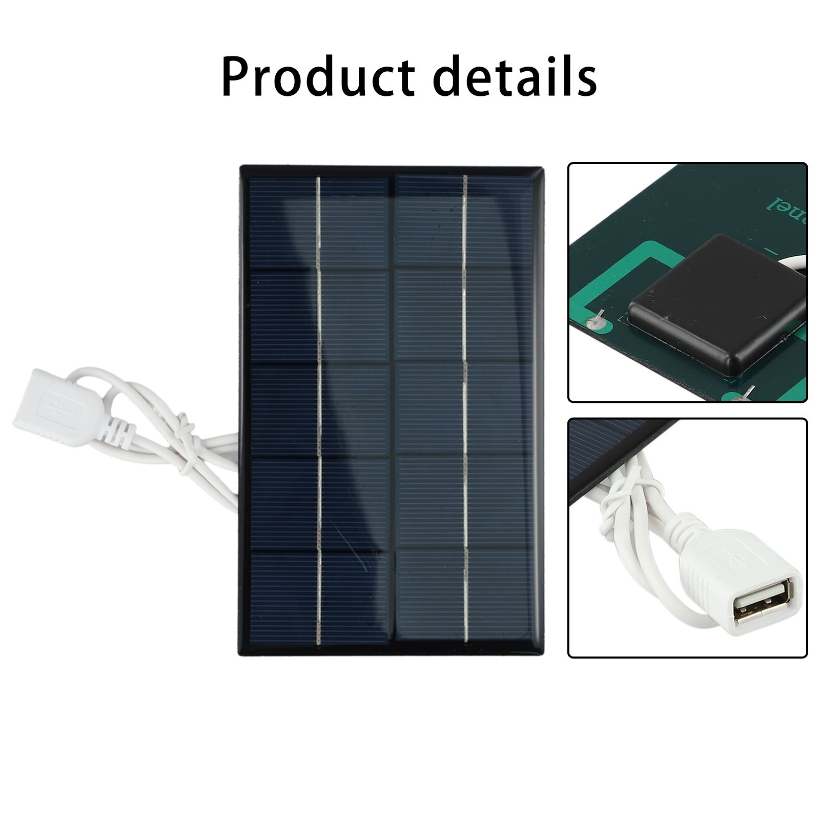 Portable USB Charging Solution Harness Sunlight with Our 2 5W Solar Panel