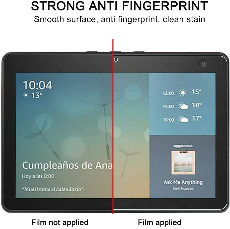 2Pcs For Amazon Echo Show10 3rd generation 10.1 inch Glass Screen Protector 2020