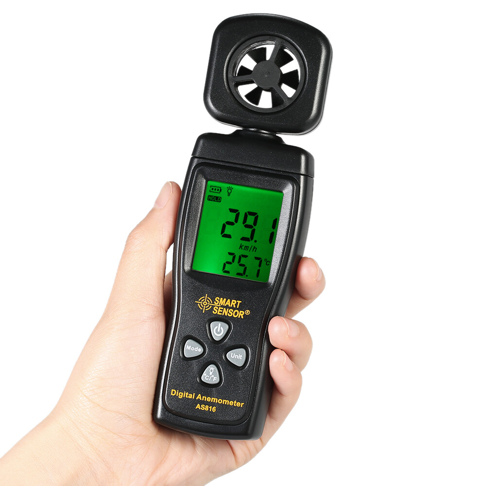 LCD Digital Wind Meter Anemometer Velocity Tester S2M4