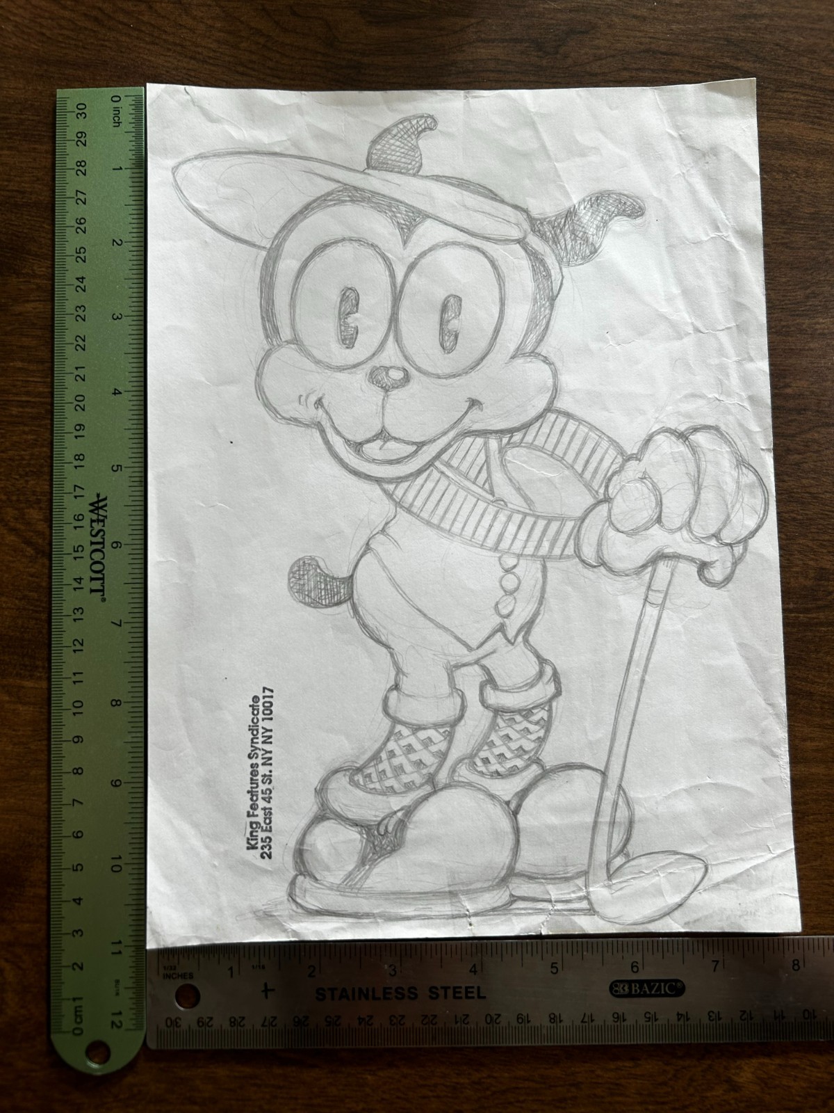 bocetos de estudio fleischer originales