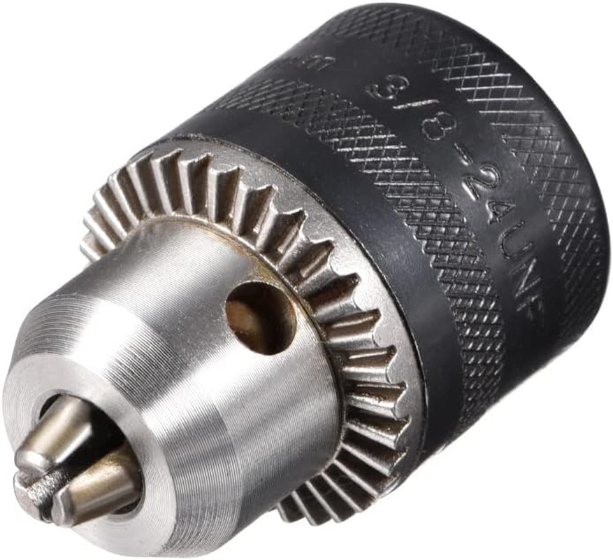 Drill Chucks, 1.5-10Mm Capacity 3/8-24 UNF Threaded with Chuck Key for Electric