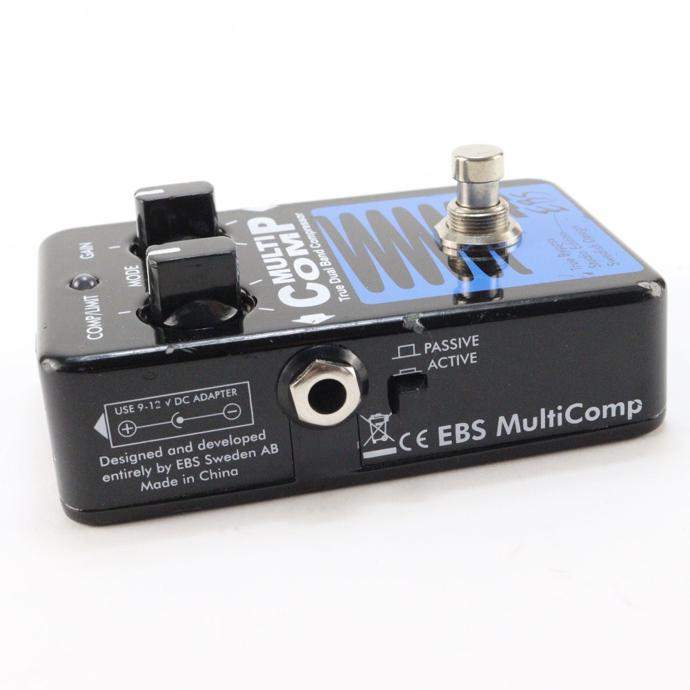 EBS Multi Comp Studio Edition 2-Knob Bass Compressor Pedal Used