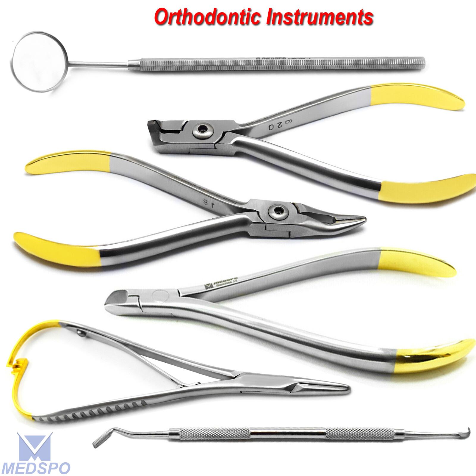 Dental Distal End Cutter Mathieu needle Holder Orthodontic Weight Archwires New