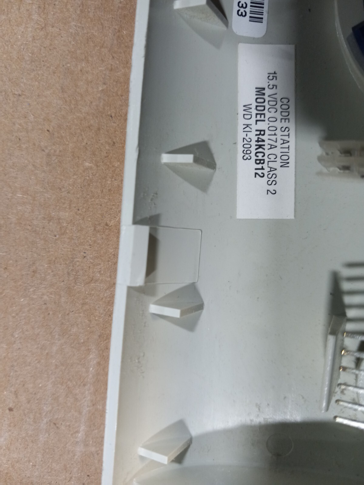 Rauland Responder 4000 R4KCB12 Code Button Station