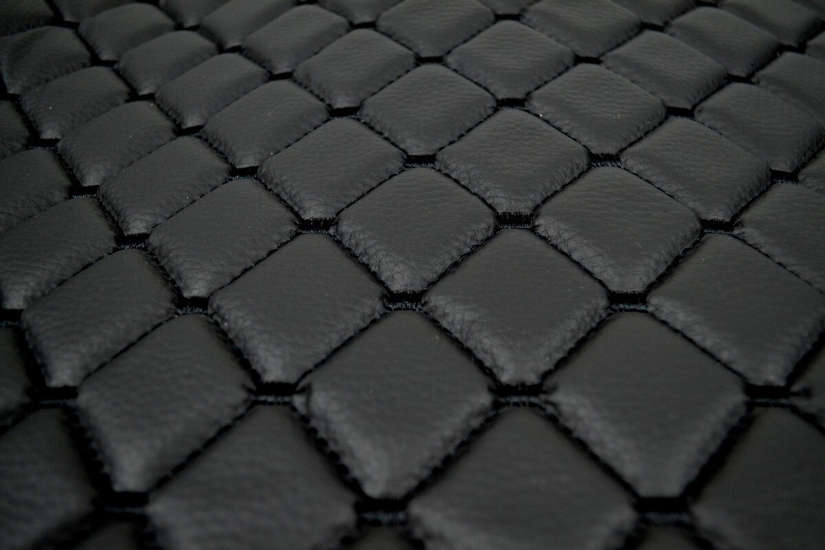 Eco-Leather Black Dashboard Panel Mat Covers for Renault K without Sensor