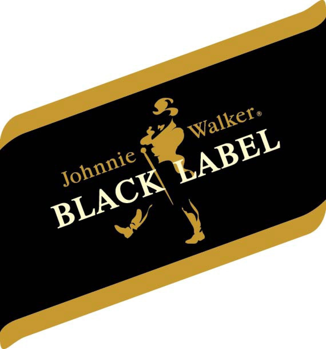 JOHNNIE WALKER Black Label Sticker Decal *DIFFERENT SIZES* Whiskey  Bar Wall