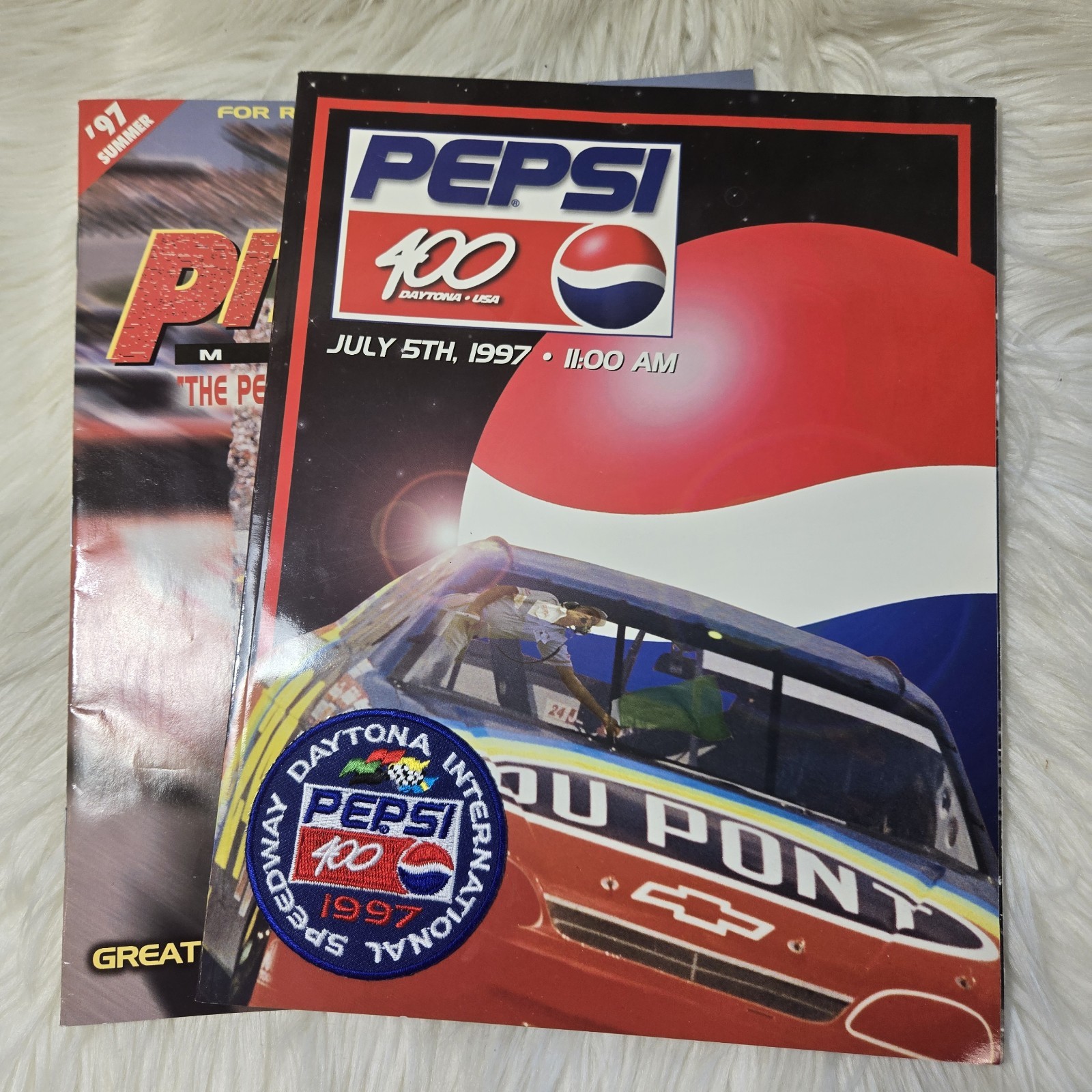 Daytona Int'l Speedway NASCAR Auto Race Program 7/1997-Pepsi 400-VF
