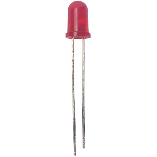 RED LED * 3MM DIFFUSED * Power Status * Clipping