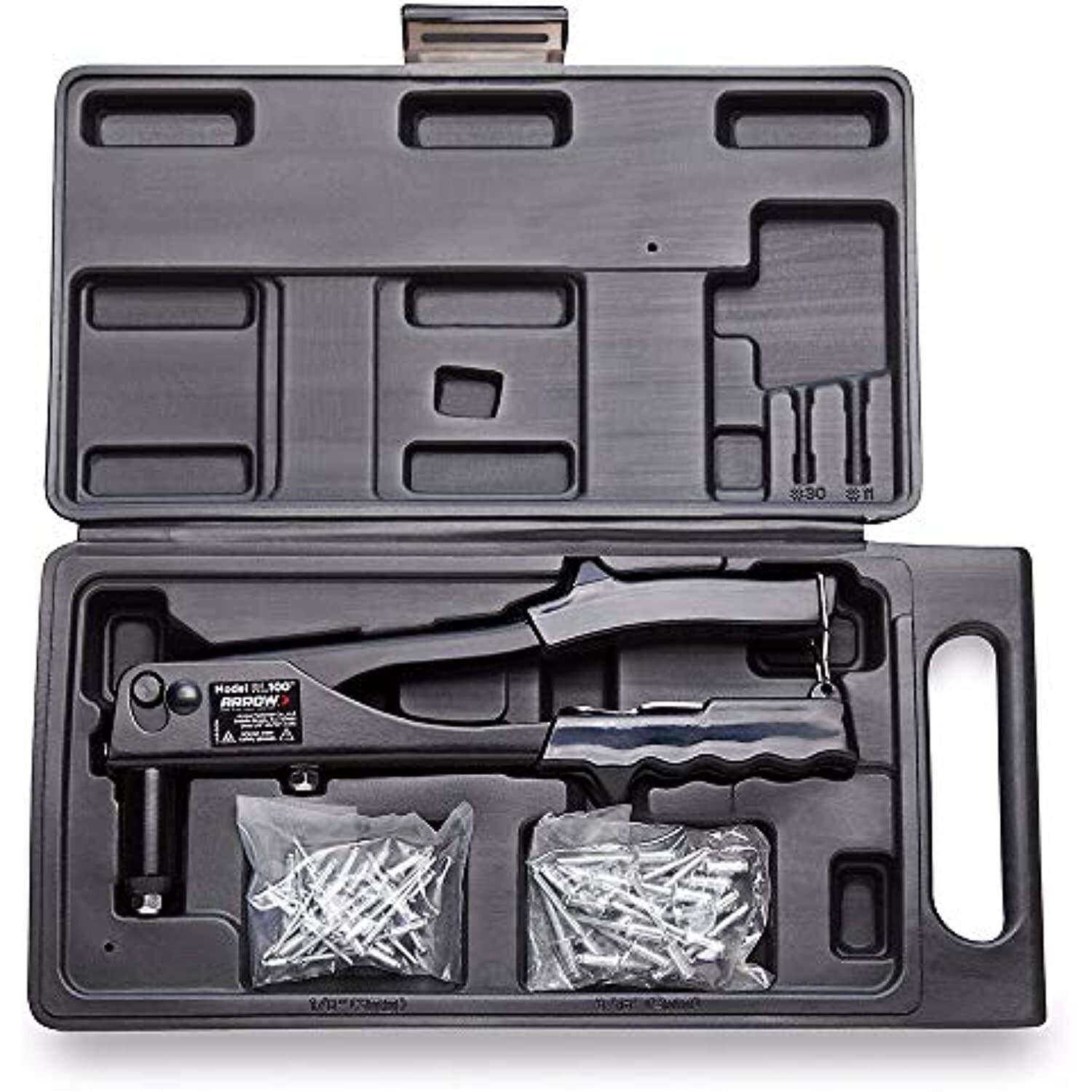 Arrow Fastener RL100K Rivet Tool Kit, Uses 1/8-Inch and 3/16-Inch Rivets,