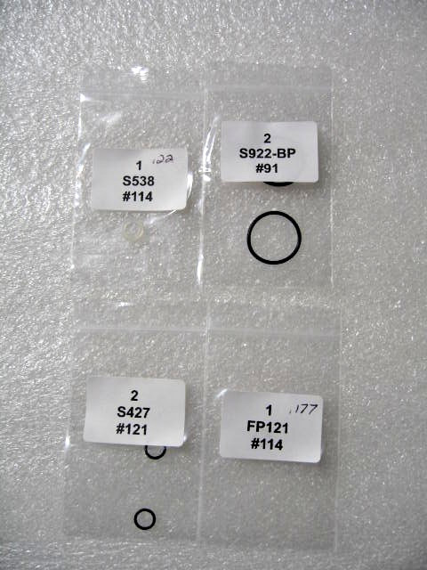 Air Arms Galahad Standard Power Barrel Assembly O'ring Kit / R&S 009-18AASPB
