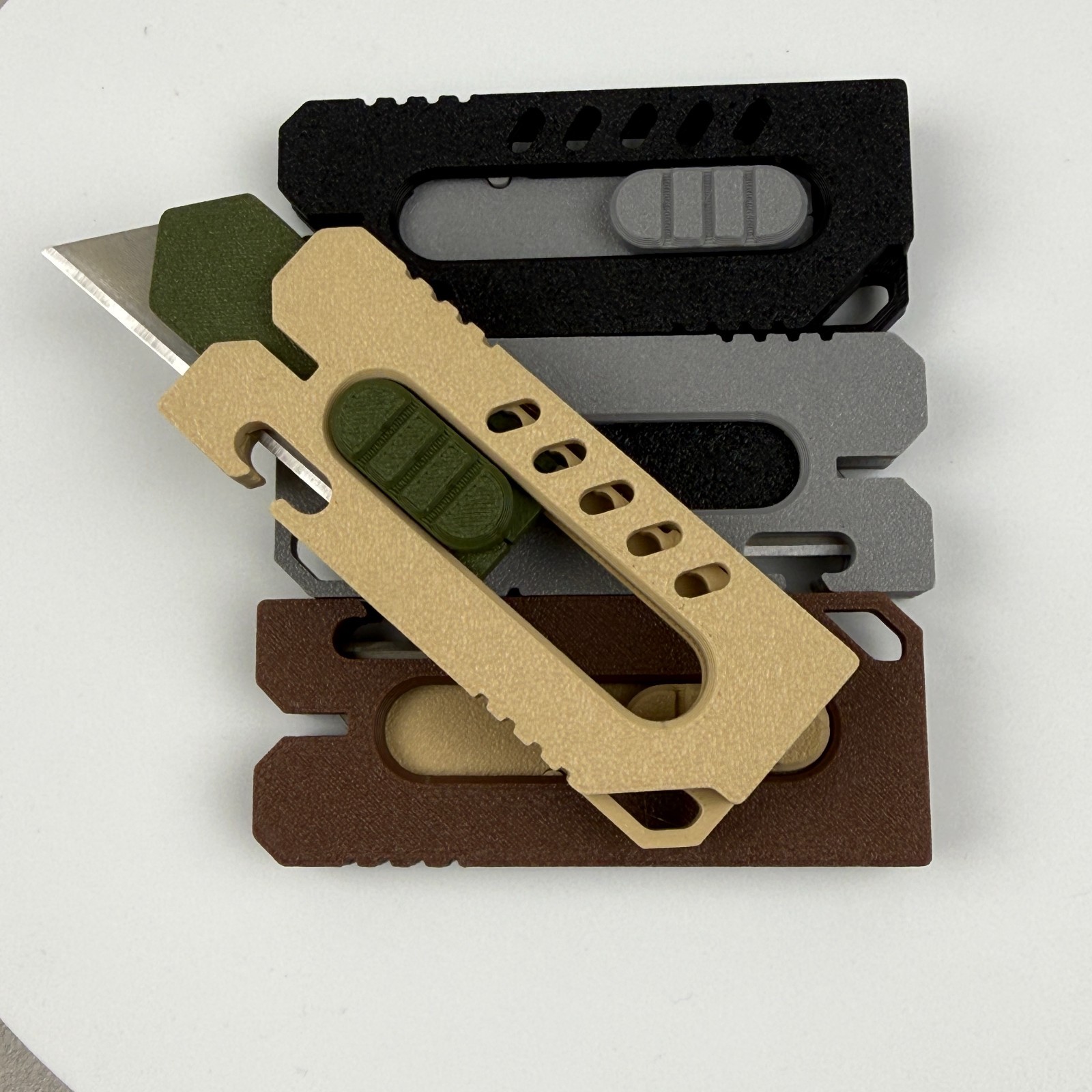 (4 Pack) EDC Tactical Heavy Utility Knives Retractable Box Cutter | MFD In Utah