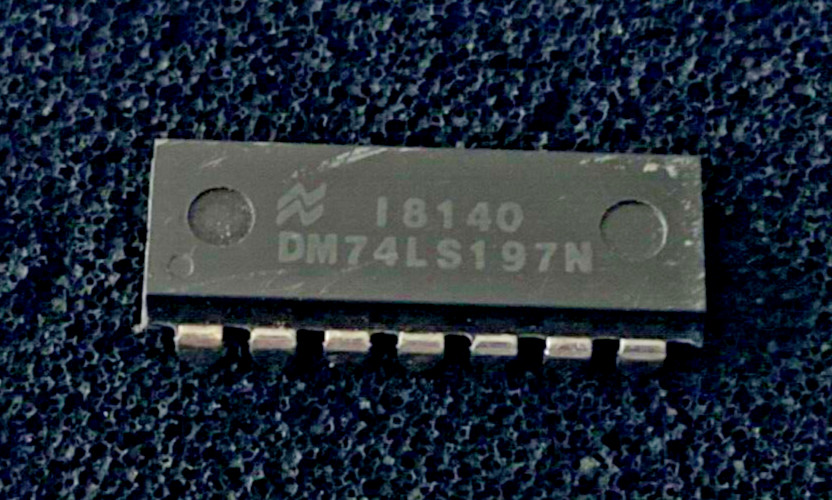 National DM74LS197N presettable binary counter Integrated Circuit