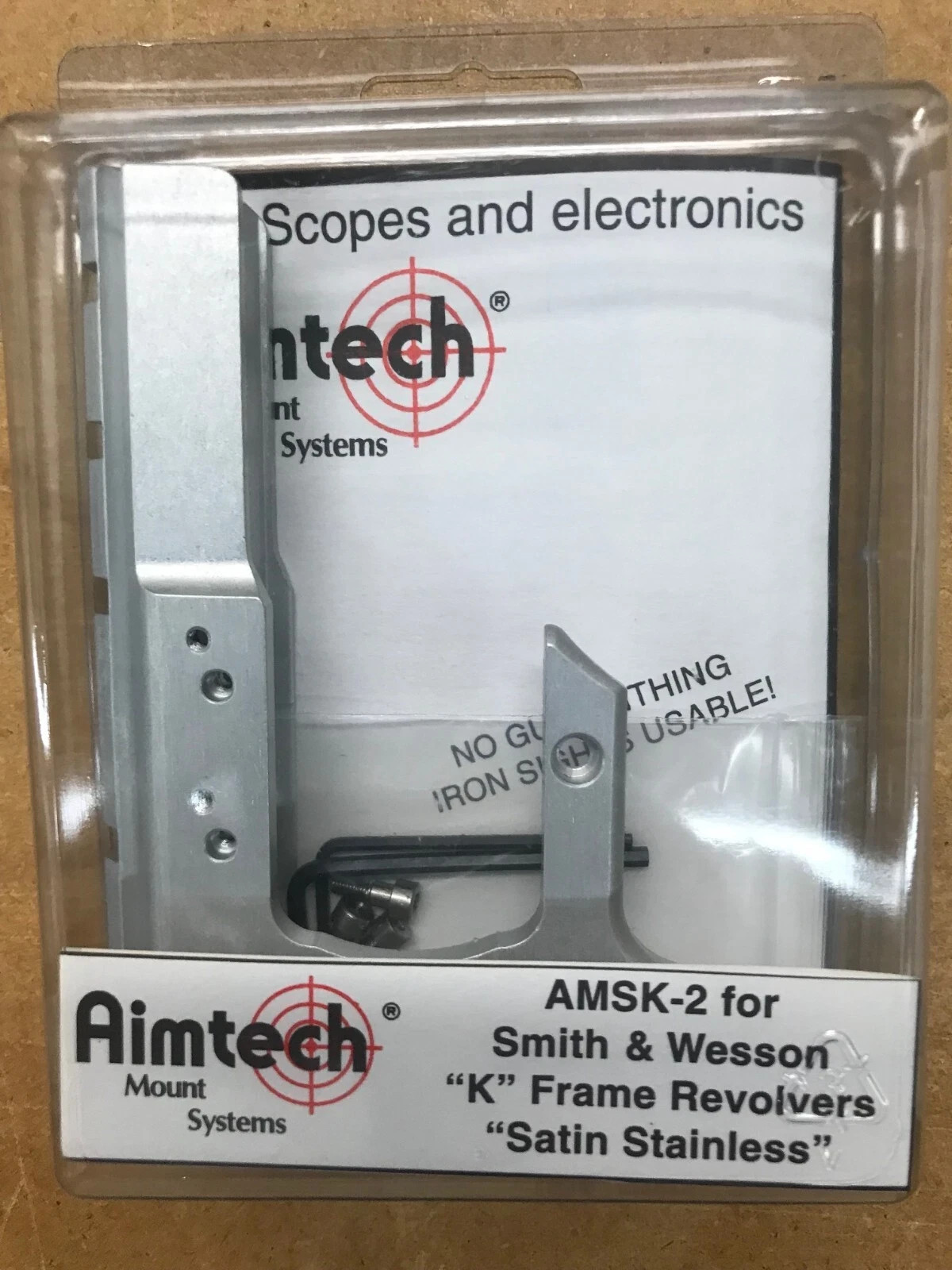 Aimtech AMSK-2 scope mount red dot handgun mount for Smith & Wesson K Frame