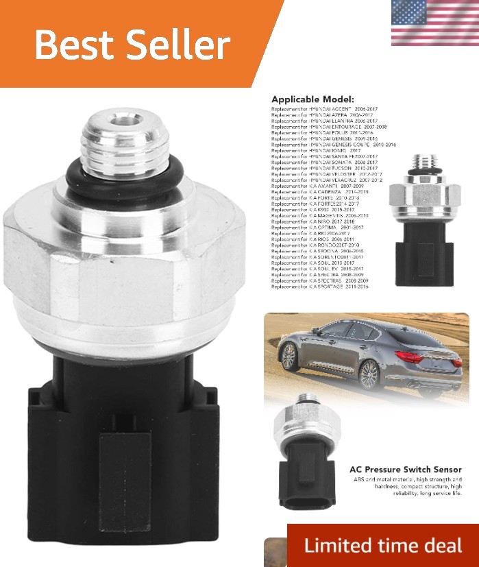 AC Pressure Switch Sensor for Hyundai Accent Azera Veracruz Cadenza IONIQ HVAC