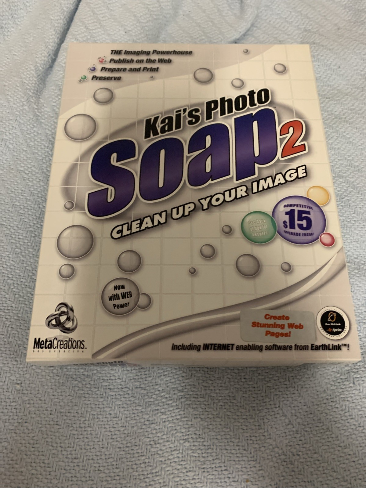 Kai's Photo Soap 2 Clean Up Your Image Photo Editing Software 1998 Win/Mac New