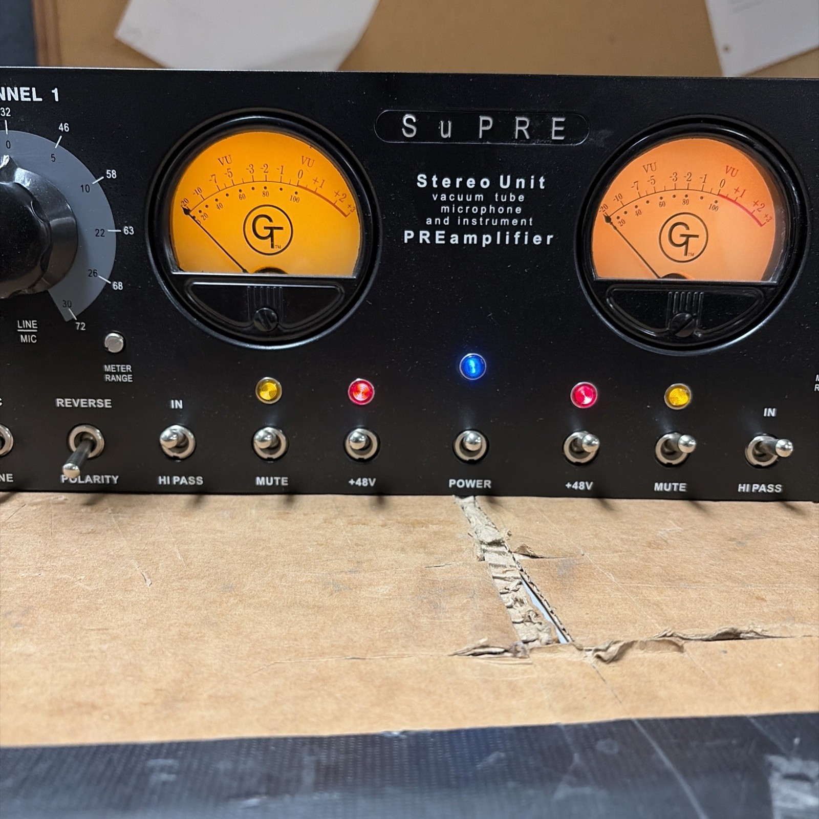Groove Tubes Supre Showroom Display Only – Non-Functional, No Audio, Rack Mount