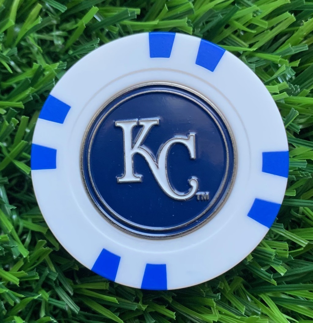 Kansas City Royals Team Golf Magnetic Poker Chip with Golf Ball Marker