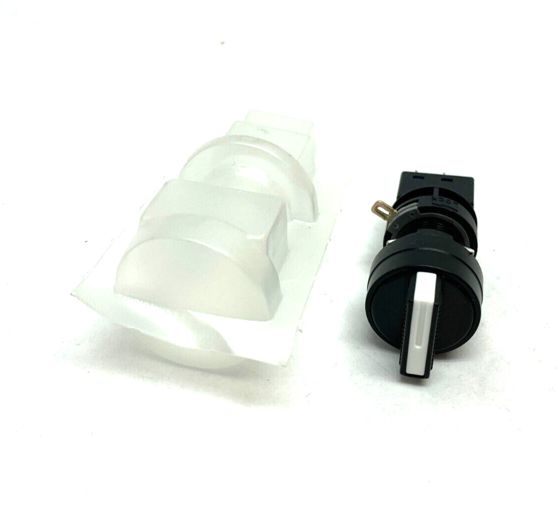 IDEC HA1S-3C2V Non-Illuminated Selector Switch 16mm 3-Position Round Bezel