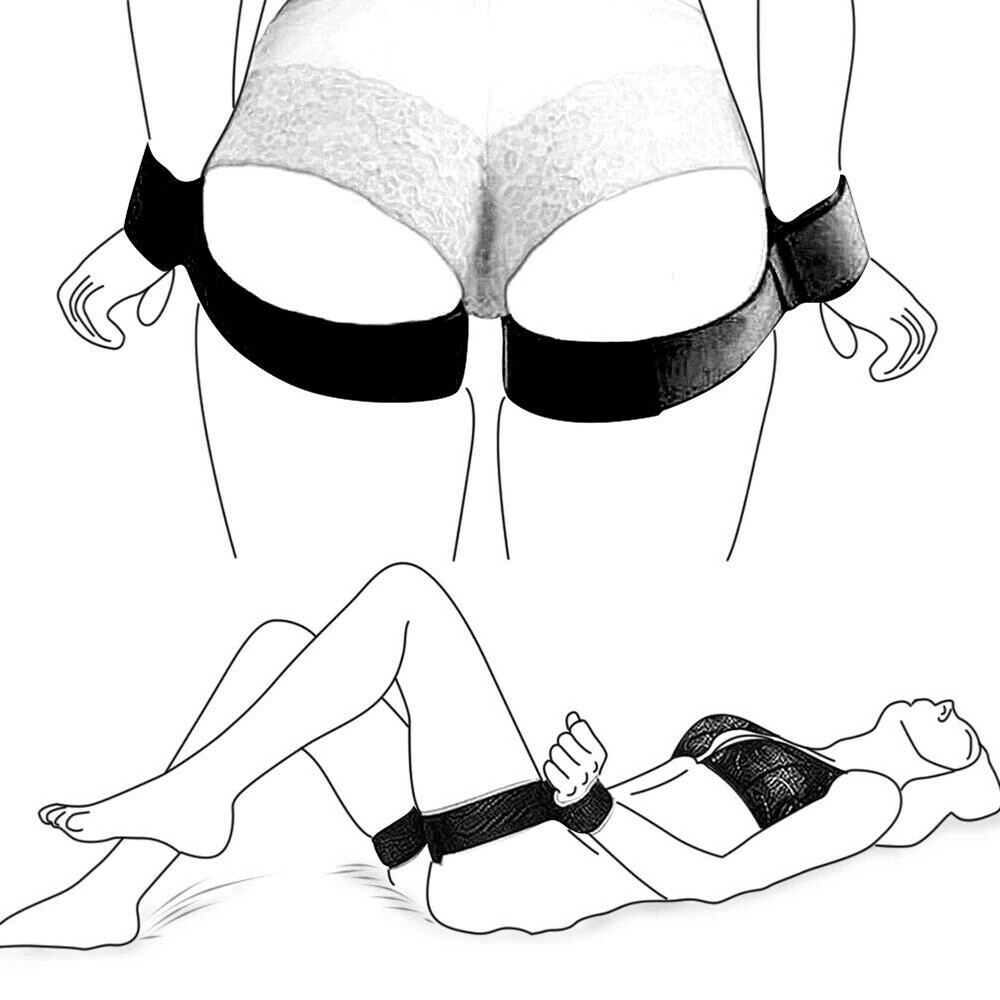 Cytherea Bondage belt Restraint Wrist Thigh and Handcuffs Strap Adjustable 408