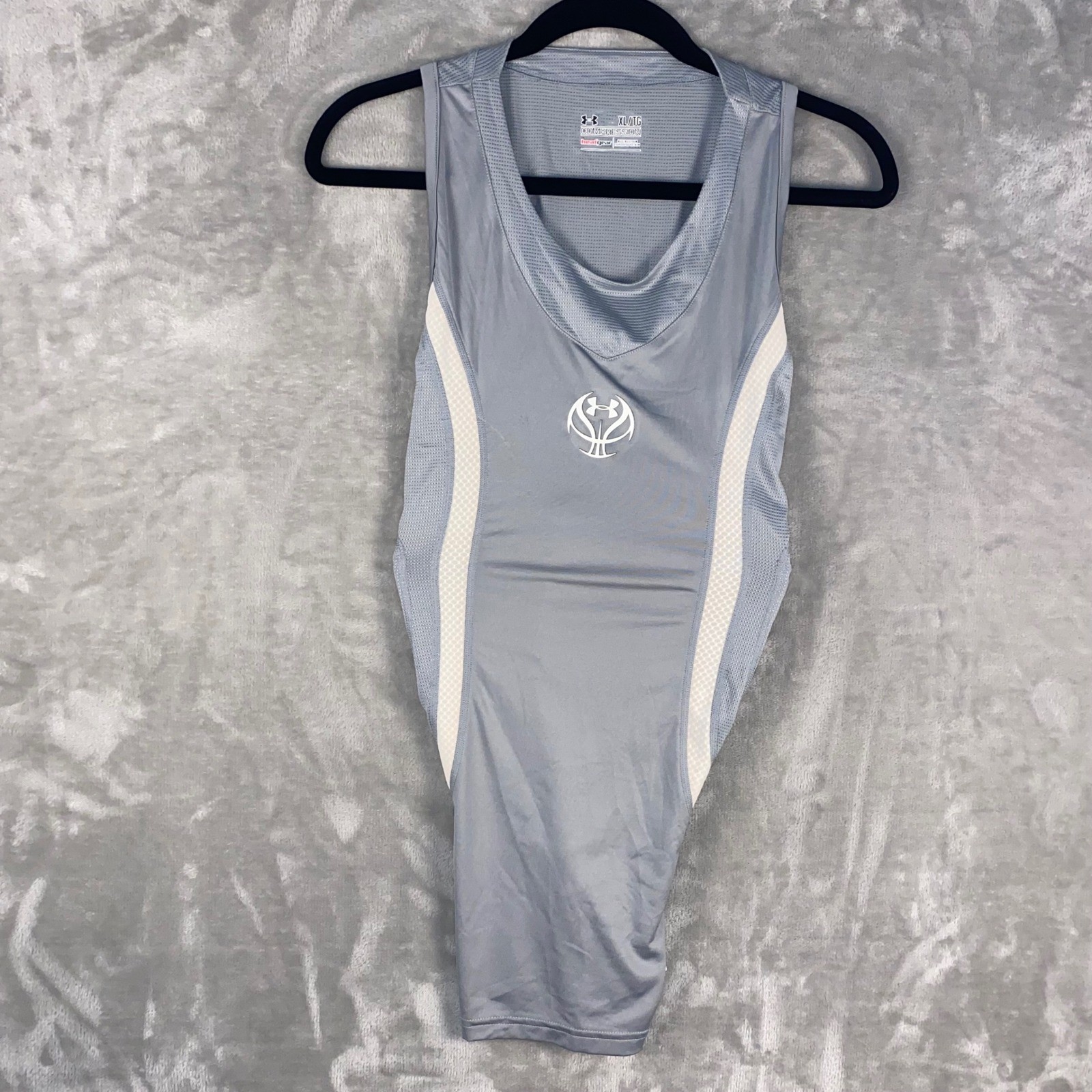 Under Armour Men's UA MPZ Compression Basketball Tank XL Gray HeatGear NWT Gift