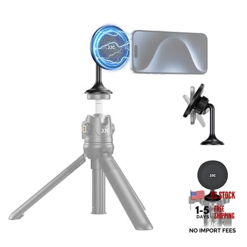 Magnetic Phone Tripod Mount Adapter with Arca Base &1/4" Screw Hole Compatible