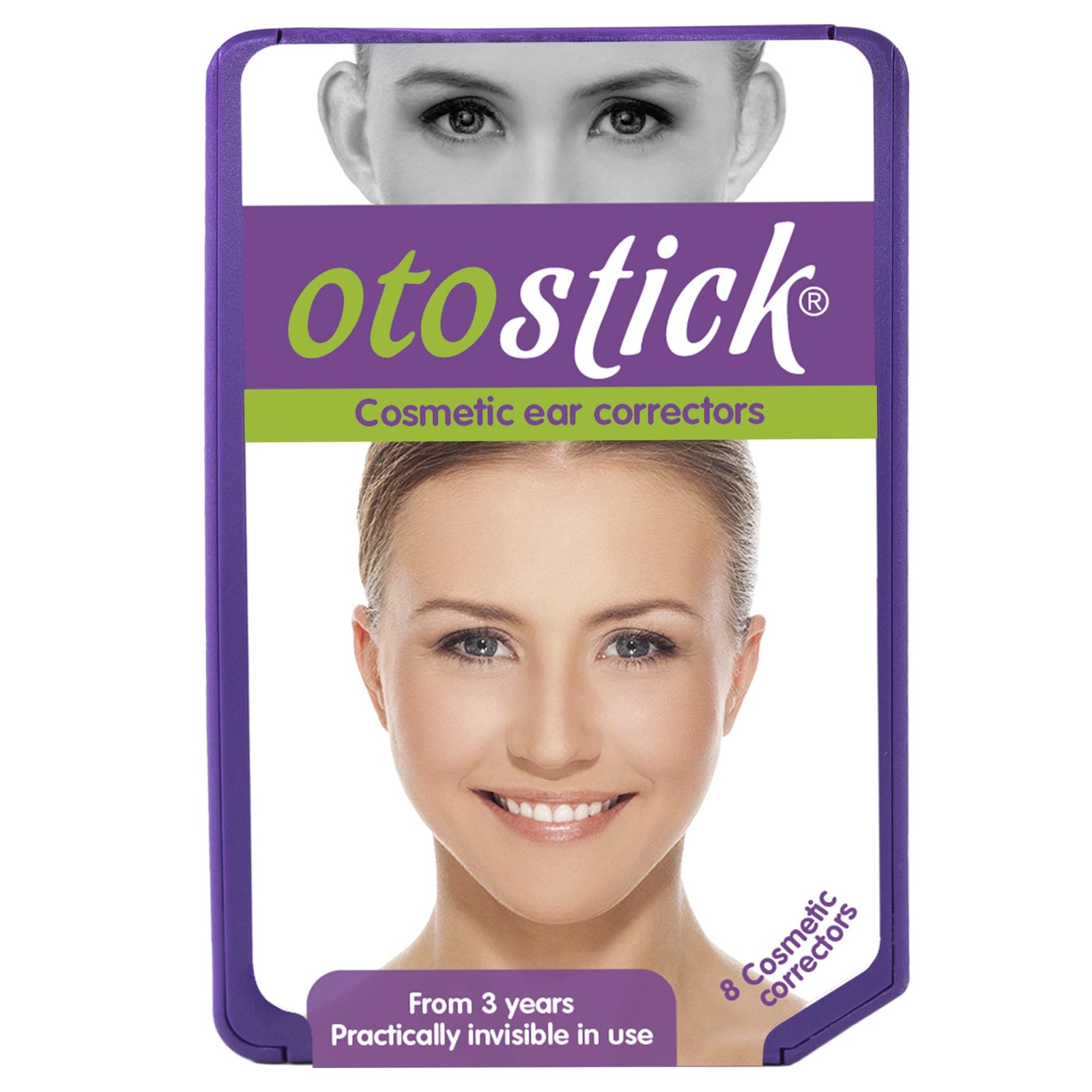 Otostick - 8 Count Cosmetic Discreet 1 (Pack of 1), Clear, Transparent