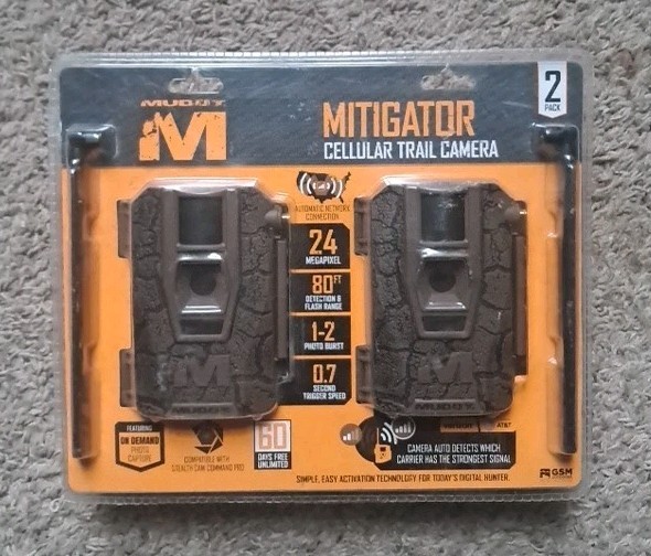 Muddy Mitigator Cellular 24MP Imaging Trail Camera 2 Pack Bundle