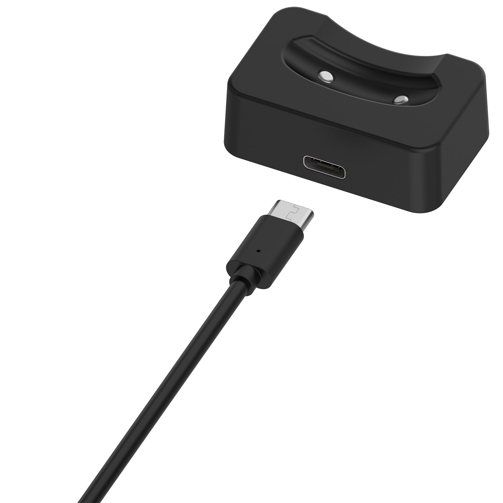 For Pixel Watch 4 Fast Charge for Type C Adapter Portable ABS Construction Black