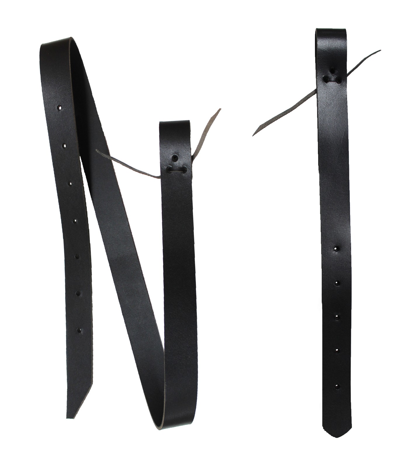 Horse Horse Western Saddle Leather Off Billet & Cinch Strap Set w/ Holes 40425