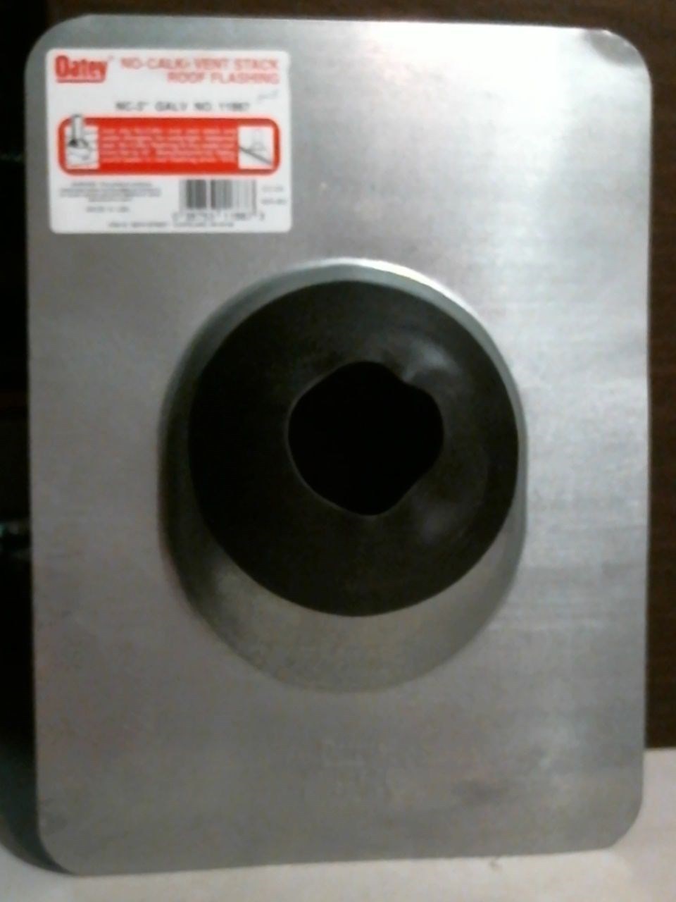 Oatey 11867 Vent Stack Roof Flashing NC-3" Galvanized No-Calk,FREE SHIPPING