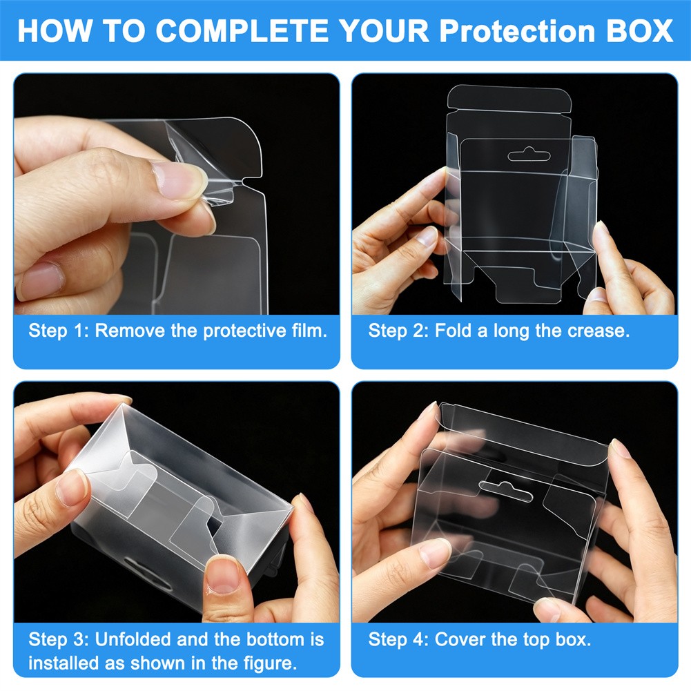 50PCS Wall Hanging Display Case Storage Box Protector For 1:64 Scale Diecast Car