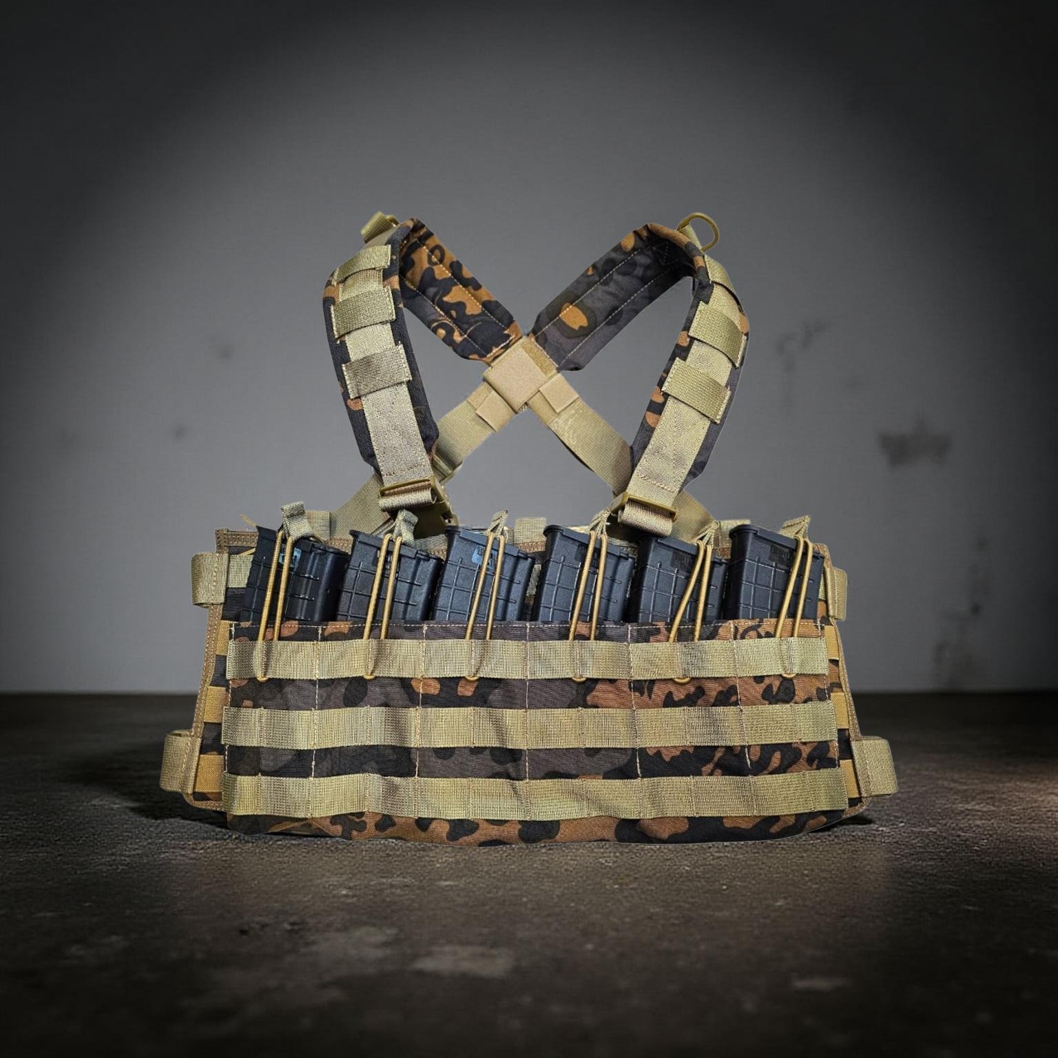Low Profile Chest Rig Oak Leaf Autumn