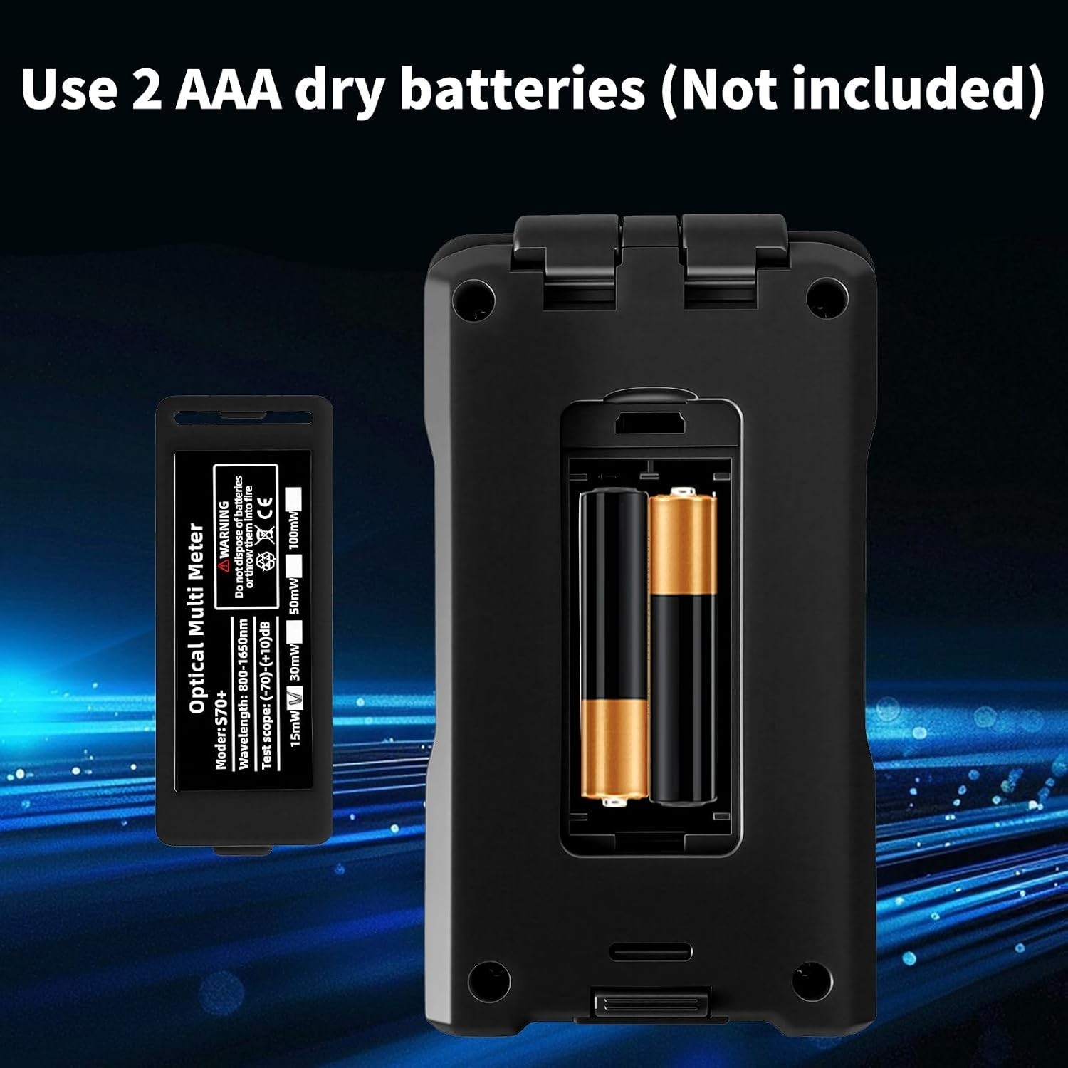 Portable 5-in-1 Network Tester with Optical Power Meter & Fault Locator Function