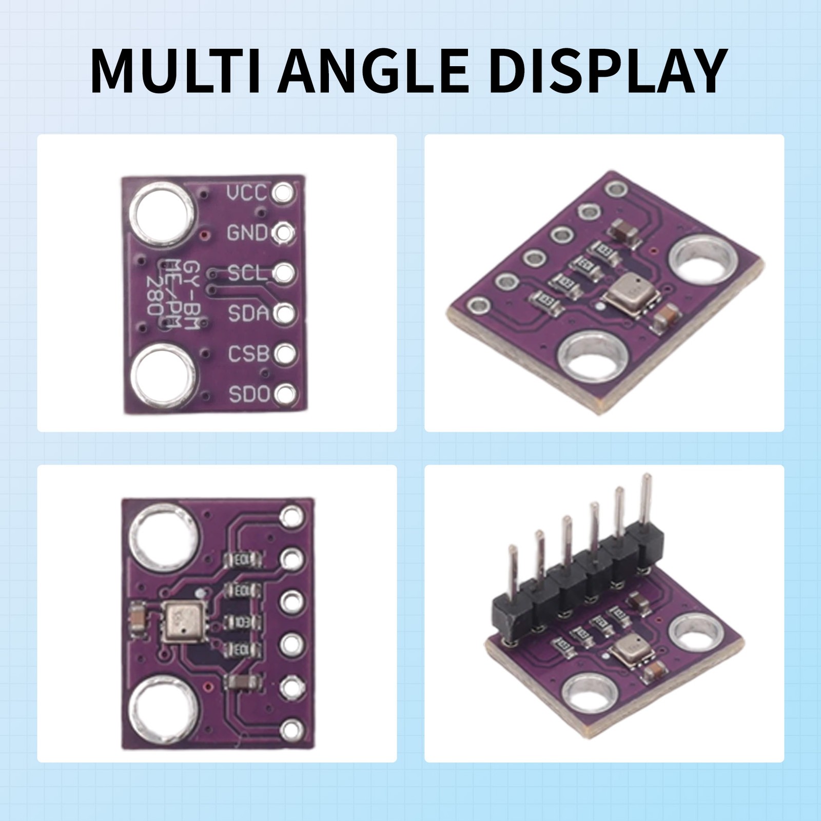2PCS BME280 3.3V Sensor Module Atmospheric Pressure Temperature Humidity2491