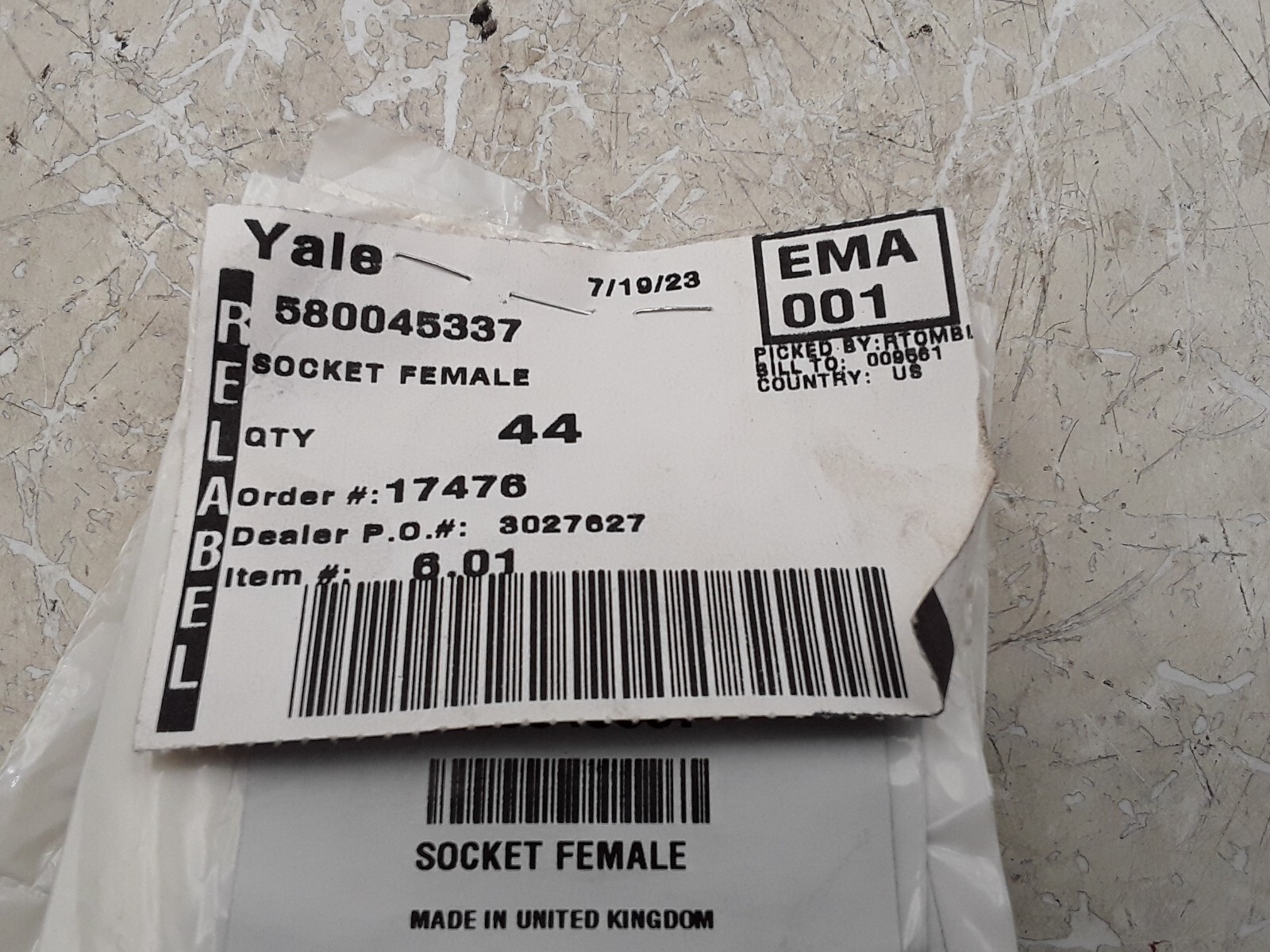 Yale Socket Female 580045337