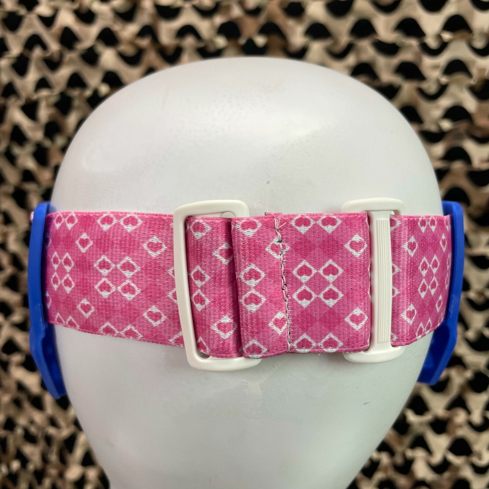 NEW KM Paintball Universal JT Goggle Strap - Pink Valentine