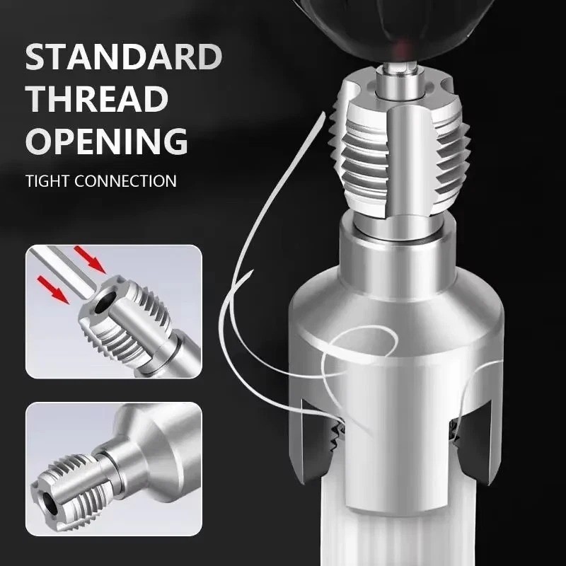 2pcs Integrated Internal & External Pipe Threading-Tool,PVC Pipe Threader Kit