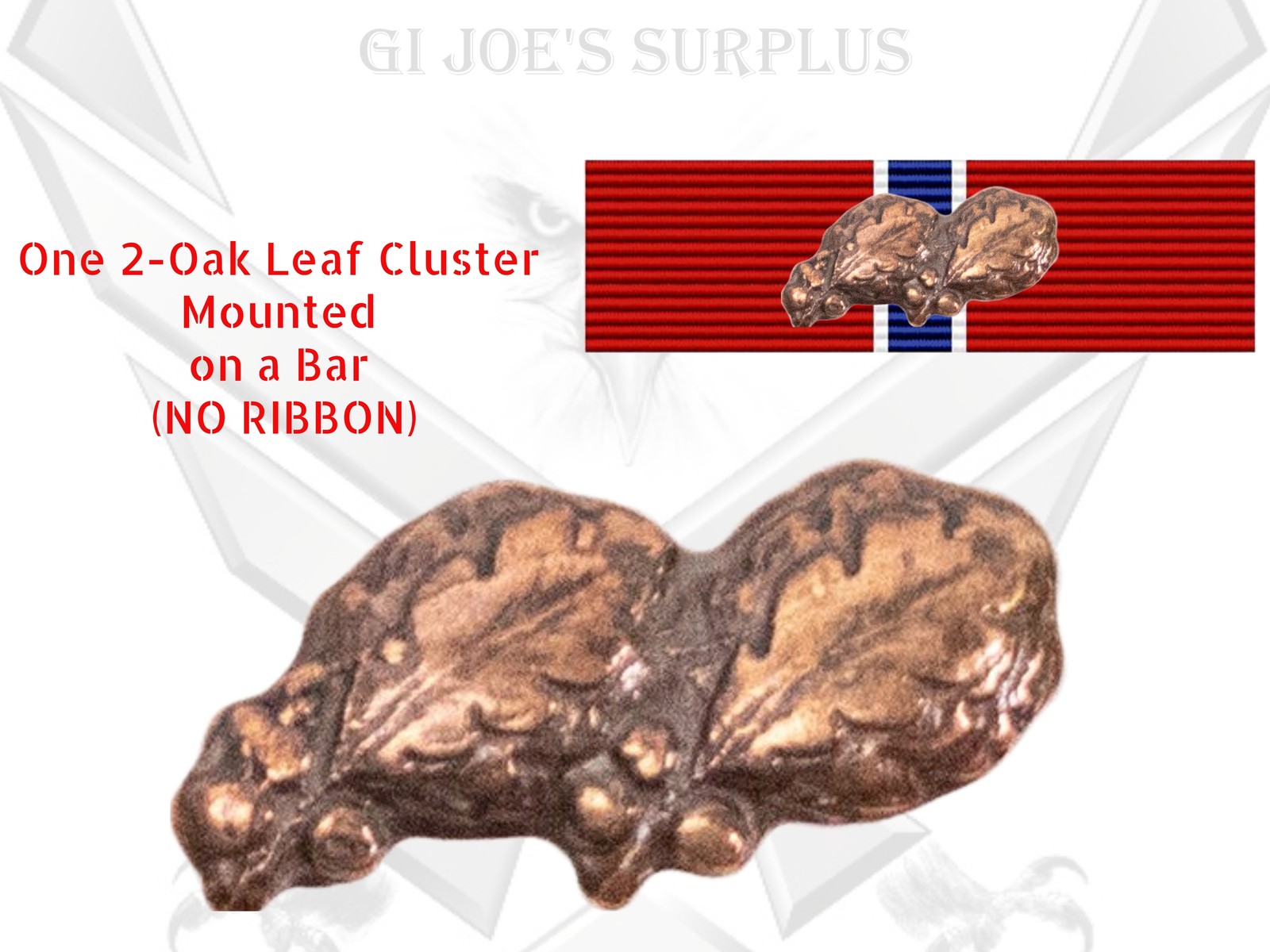 New Bar 2 Bronze Oak Leaf Cluster OLC 5/16 Device Military Medals Ribbons 3F1
