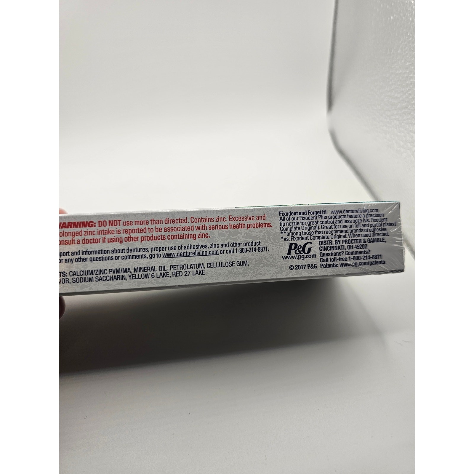 Fixodent Control Denture Adhesive Cream Plus Scope Flavor 2 Boxes